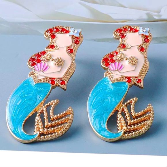 Ariel Little mermaid earrings